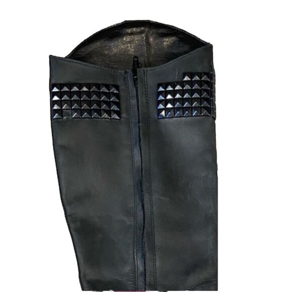 Steve Madden Black Studded Boots - Picture 8 of 8